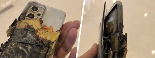 Китайский смартфон взорвался из-за перегрева батареи